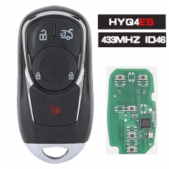 FCCID: HYQ4ES Smart Remote Key 433MHz ID46 4 Button Fob for Buick Lacrosse 2021-2023