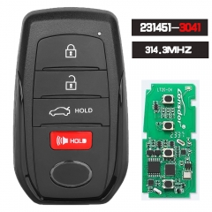 231451-3041 Smart Remote Key Fob 314.3MHz 4 Button for Toyota Crown 2024