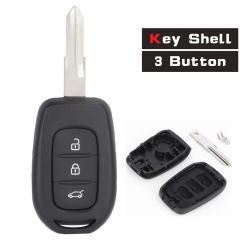 3 Button Remote Key Shell Case Fob for Renault Duster Dokker Trafic Master 2013-2017