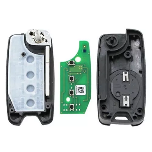 FCC ID: 2ADFTF15AM433TX Flip Remote Key FOB 3 Button FSK 433.92MHz MQB48 Chip for Jeep Renegade for Fiat 500X 2016-2018 FCC ID: 2ADFTF15AM433TX Flip Remote Key FOB 3 Button FSK 433.92MHz MQB48 Chip for Jeep Renegade for Fiat 500X 2016-2018