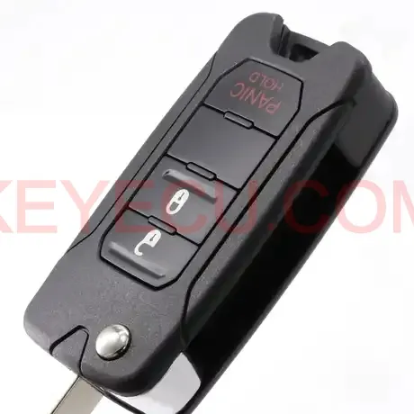 FCC ID: 2ADFTF15AM433TX Flip Remote Key FOB 3 Button FSK 433.92MHz MQB48 Chip for Jeep Renegade for Fiat 500X 2016-2018 FCC ID: 2ADFTF15AM433TX Flip Remote Key FOB 3 Button FSK 433.92MHz MQB48 Chip for Jeep Renegade for Fiat 500X 2016-2018