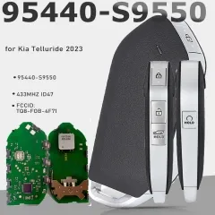 P/N: 95440-S9550 Smart Remote Key FOB 4 Buttons ID47 433MHz Keyless Go for Kia Telluride 2023