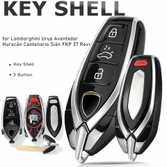 3 Buttons Remote Car Key Shell Case for Lamborghini Urus Aventador Huracán Centenario Sián FKP 37 Revuelto