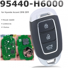 95440-H6000 Smart Remote Key Fob 433MHz 8A Chip for Hyundai Accent 2018 2019 SYEC3FOB1608