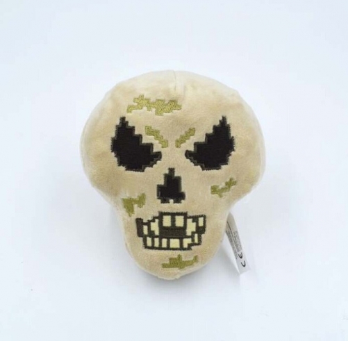 My World Figures Plush Toy Stuffed Toy - Small White Skull 15cm/5.9inch