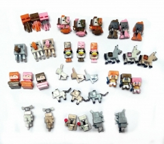 36Pcs Set My World Block Mini Figure Toys 4th Generation New Version 3cm/1.2inch