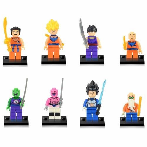 Dragon Ball Compatible Block Mini Figure Toys 8Pcs Set EG18012