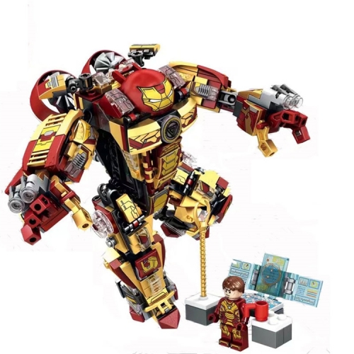 Mech Armor Iron Man Block Figure Toys Compatible 451 Pieces MK42