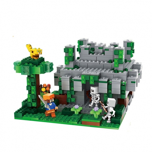 My World Compatible Building Blocks Mini Figure Toys The Jungle Temple 598Pcs Set