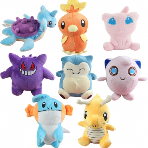 Pokémon Pokemon Plush Toys Stuffed Dolls Mukip Gengar Dragonite 12-15cm/5-6Inch