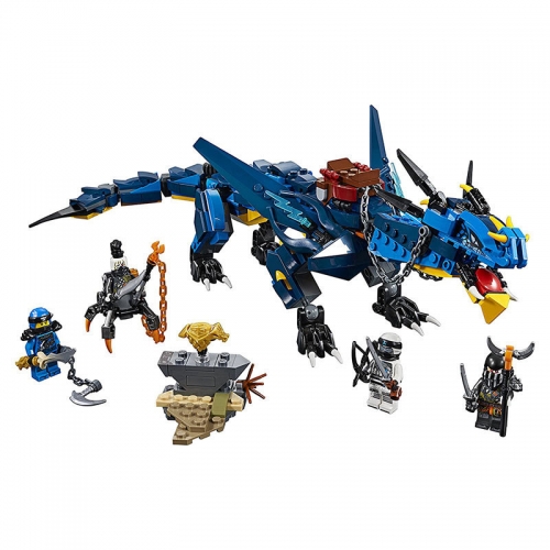 Ninjago Compatible Thunder Dragon Building Blocks Mini Figure Toys 567Pcs 76035