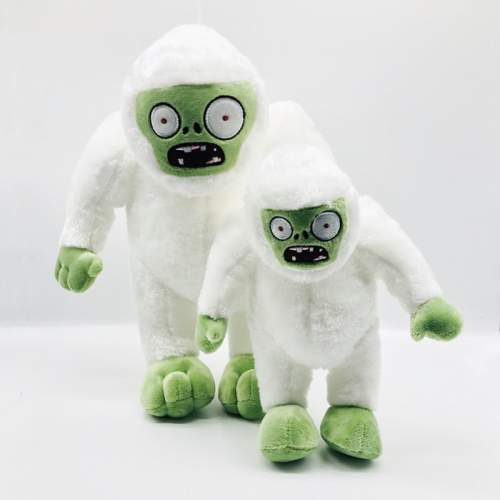 Plants Vs Zombies Yeti Zombie Plush Toys Stuffed Dolls Small / Big Size