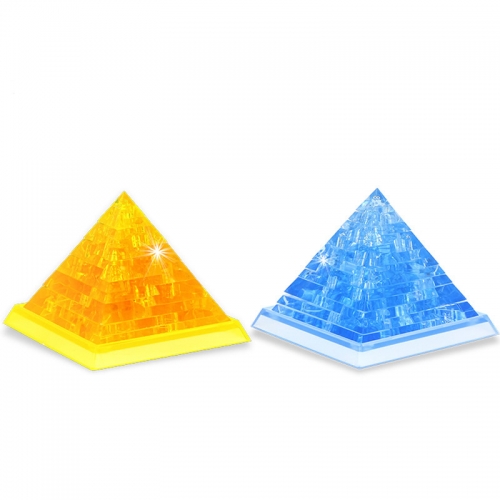 Pyramid 3D Crystal Jigsaw Puzzles DIY Model Toys 38Pcs