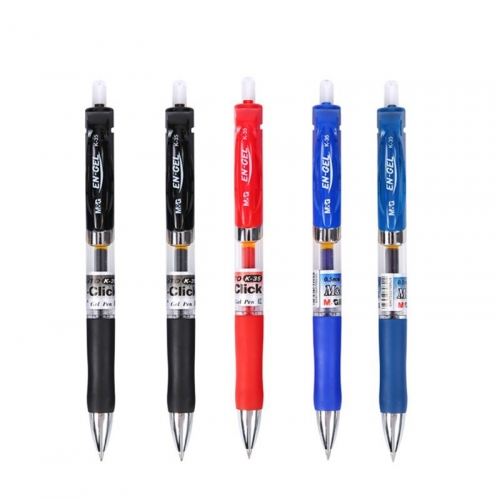 M&G Neutral Pens Retractable Gel Pens Quick Dry Ink Pens Fine Point 0.5mm K35