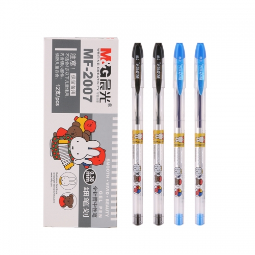 M&G 0.38mm Office Gel Pens MF2007 12-Pack