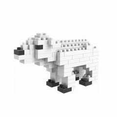 LOZ Animal Series Polar Bear Diamond Mini Building Blocks DIY Block Toys 100Pcs Set