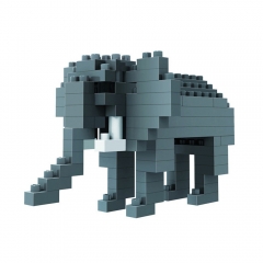 LOZ Animal Series Elephant Diamond Mini Building Blocks DIY Block Toys 100Pcs Set