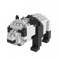 LOZ Animal Series Panda Diamond Mini Building Blocks DIY Block Toys 130Pcs Set