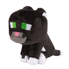 My World Black Tuxedo Cat Plush Toys Stuffed Dolls 20cm/8inch