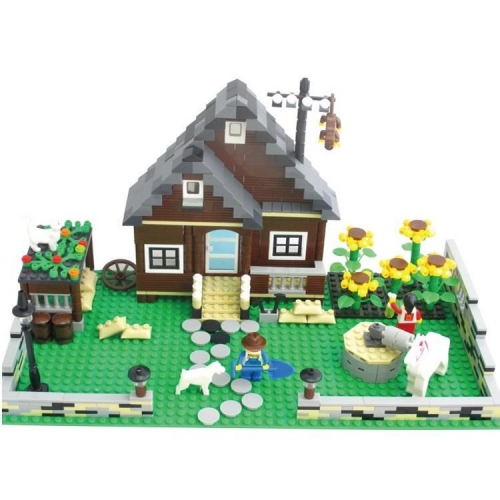 WANGE Happy Farmland Compatible Building Blocks Mini Figure Toys 719Pcs Set 34201
