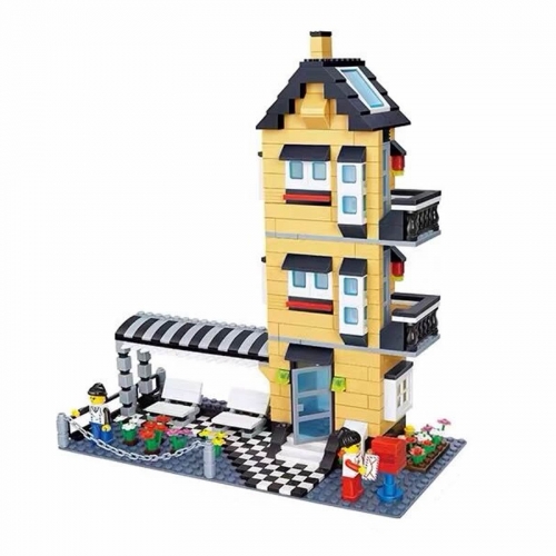 WANGE Villa Series Compatible Building Blocks Mini Figure Toys 546Pcs Set 32053