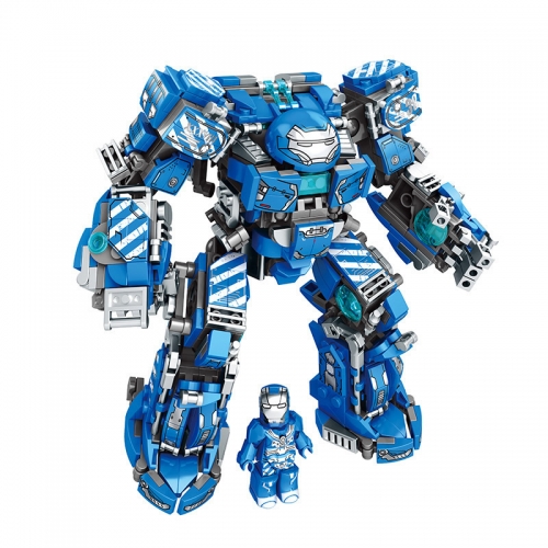 Mech Armor Iron Man Block Figure Toys Compatible Building Toys Set 602 Pieces MK38