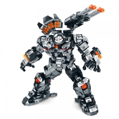 Mech Armor Iron Man The War Mechine Block Figure Toys Compatible Building Kit 1418 Pieces NO.76060
