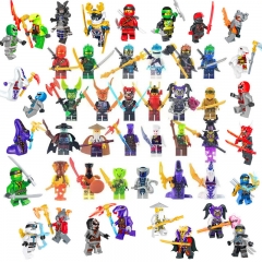48Pcs Set Ninjago MOC Minifigures Building Blocks Mini Figures Kids Toys
