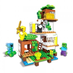 My World The Modern Treehouse Compatible Building Blocks Mini Figures Kids Toys 497Pcs Set 5303