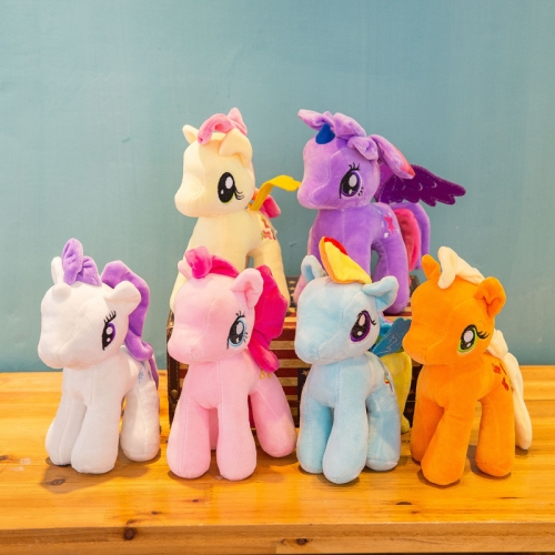My Little Pony Plush Toys Stuffed Animals Flying Ponies 18cm/7inch 6Pcs/Lot
