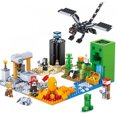 My World Tame the Ender Dragon Building Blocks Mini Figures Toys 565Pcs Set