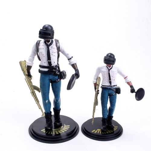 PUBG Game Characters Mini Action Figure Figurine Cake Topper Decoration PVC Kids Toy 13.5/17cm Tall