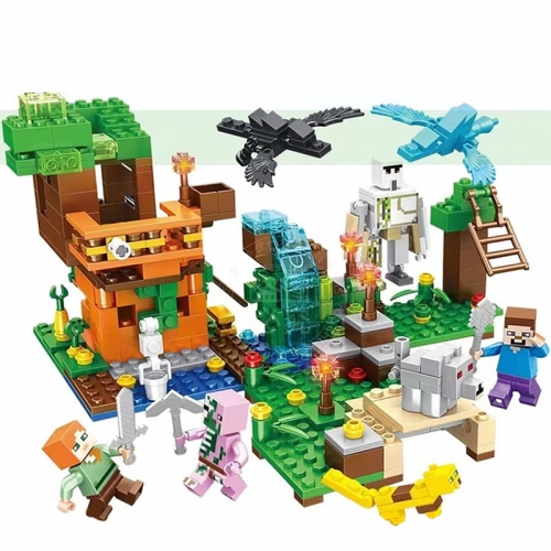My World The Tree House Garden Building Blocks Mini Figure Toys Kit 30085