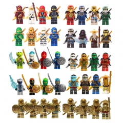 40-Pack Ninjago Anime Movie Minifigures Collection Building Blocks Kids Toys Set Special Price