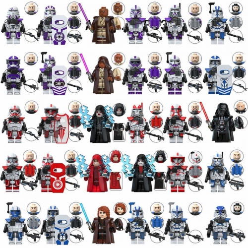 Star Wars Mini Figures Clone Troopers Mace Windu SW Minifigs Building Blocks Bricks Doll Toys Gift for Kids TV6117 TV6118 TV6119 Star Wars Mini Figures Clone Troopers Mace Windu SW Minifigs Building Blocks Bricks Doll Toys Gift for Kids TV6117 TV6118 TV6119
