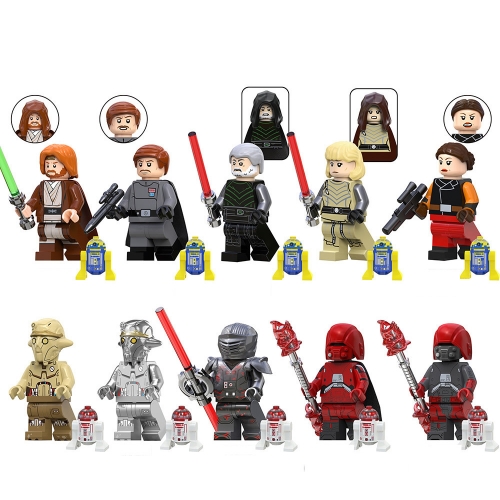 10-Pack Star Wars Building Blocks Mini Figures Obi-wan Yularen Bricks Kids Toys Set Gift for SW Fans or Children TV6113 10-Pack Star Wars Building Blocks Mini Figures Obi-wan Yularen Bricks Kids Toys Set Gift for SW Fans or Children TV6113