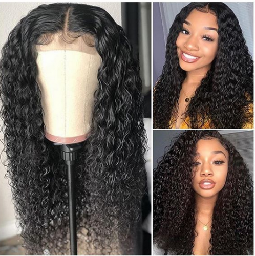 LSS Human Hair Fancy Curly Wig