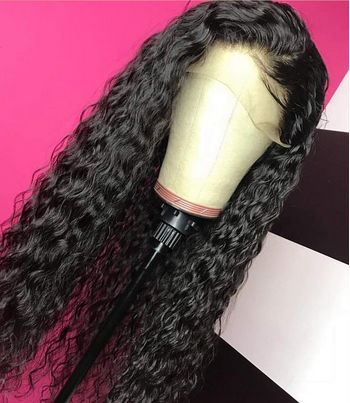 LSS Human Hair Water Wave Wig