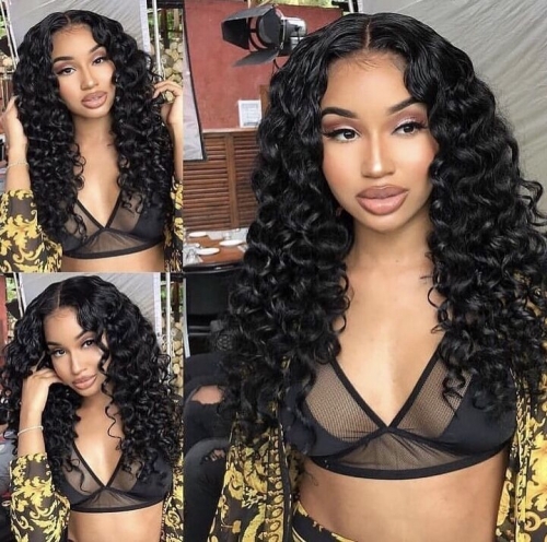 LSS Human Hair Loose Deep  Wig