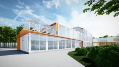 Modular Building as SPORTS CENTER