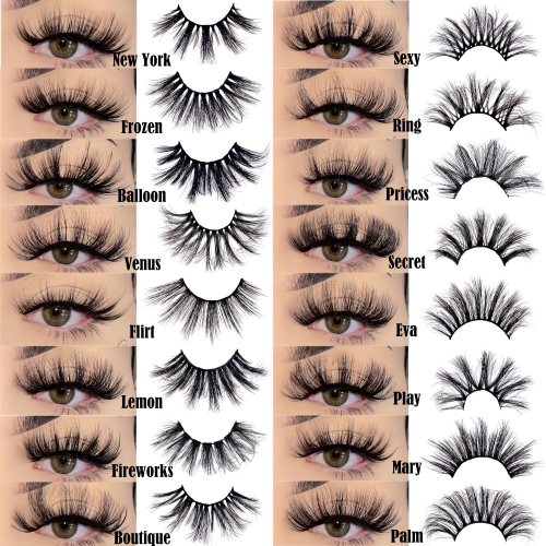 16 PACK 25MM 3D SILK LASHES（BUTTERFLY COLLECTION）