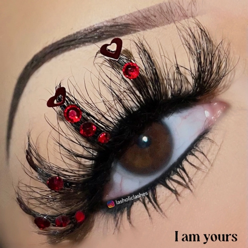 I am yours ! (25mm Valentines Lashes)