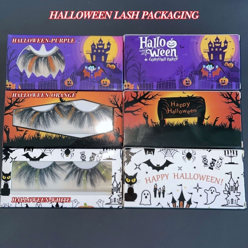 50 PC CHRISTMAS / HALLOWEEN LASH PACKAGING (NO TRAY NO LASHES INCLUDED)