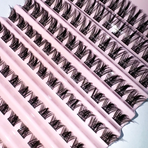 SW DIY Cluster Lashes 10 rows 120 clusters D Curl (Spike Lashes)