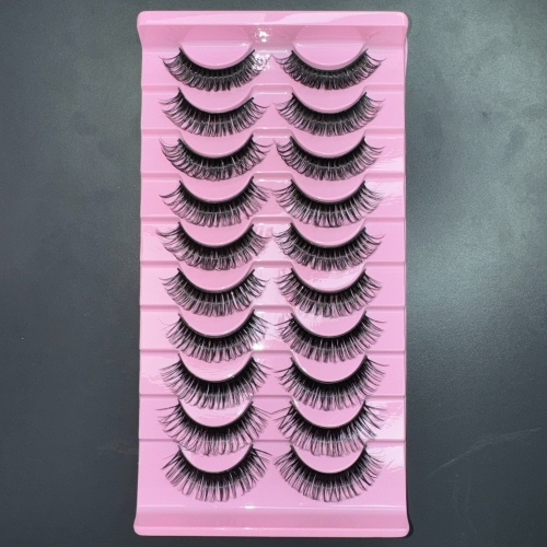 “TK49” 10 Pack Russian curl lashes 20mm D Curl