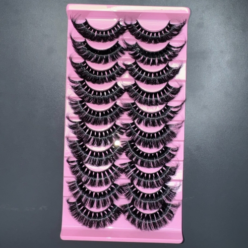 “TK38” 10 Pack Russian curl lashes 25mm D Curl