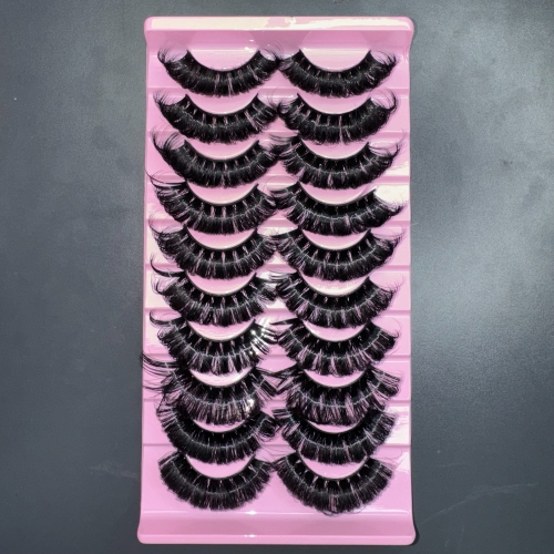 “TK37” 10 Pack Russian curl lashes 25mm DD Curl