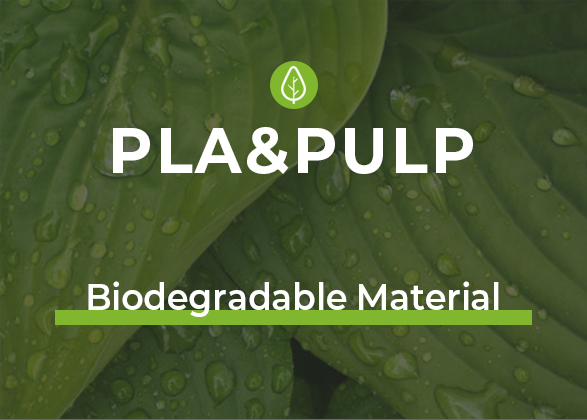 Degradable environmental protection materials-PLA plastic and pulp products