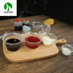 Plastic disposable sauce packaging deli cups