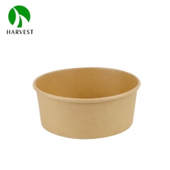 Round Kraft Paper Food Bowl with Lid - KR Round Series